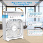 پنکه مه پاش رومیزی AIR COOLER FAN سایز بزرگ | خنک کننده هوا - تصویر 12