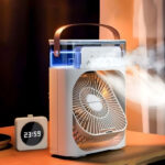 پنکه مه پاش رومیزی AIR COOLER FAN سایز بزرگ | خنک کننده هوا