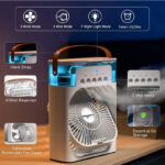 پنکه مه پاش رومیزی AIR COOLER FAN سایز بزرگ | خنک کننده هوا - تصویر 19