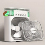 پنکه مه پاش رومیزی AIR COOLER FAN سایز بزرگ | خنک کننده هوا - تصویر 22