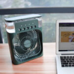 پنکه مه پاش رومیزی AIR COOLER FAN سایز بزرگ | خنک کننده هوا - تصویر 2