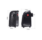 هیتر برقی فن دار Handy Heater | بخاری برقی کم‌مصرف 400 وات با نمایشگر دیجیتال - تصویر 7