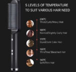 برس حرارتی صاف کننده مو Straight Comb | برس صاف کننده مو با تنظیم دما - تصویر 5