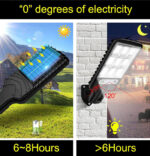 چراغ خورشیدی دیواری سنسوردار Super Bright - تصویر 9