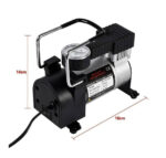 پمپ باد فندکی حرفه‌ای تورنادو 150PSI | کمپرسور باد خودرو با فشارسنج - تصویر 3