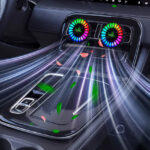 چراغ اکولایزر و خوشبو کننده ماشین RGB | رقص نور موزیکال