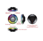چراغ اکولایزر و خوشبو کننده ماشین RGB | رقص نور موزیکال - تصویر 9