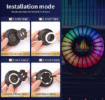 چراغ اکولایزر و خوشبو کننده ماشین RGB | رقص نور موزیکال - تصویر 7