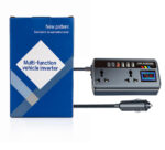 مبدل برق فندکی خودرو 200 وات | تبدیل 12 ولت به 220 ولت با USB و Type-C - تصویر 4