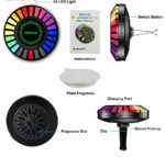 چراغ اکولایزر و خوشبو کننده ماشین RGB | رقص نور موزیکال - تصویر 4